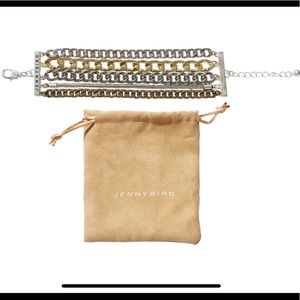 JENNY BIRD Austin Cuff Mixed Metal Bracelet